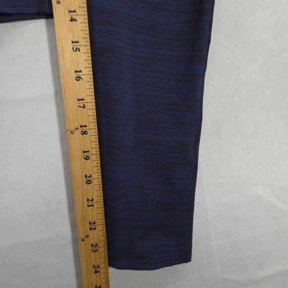 Outdoor Voices Leggings Womens Small Blue TechSweat Core 3/4 Drawstring Pull On - Picture 9 of 12